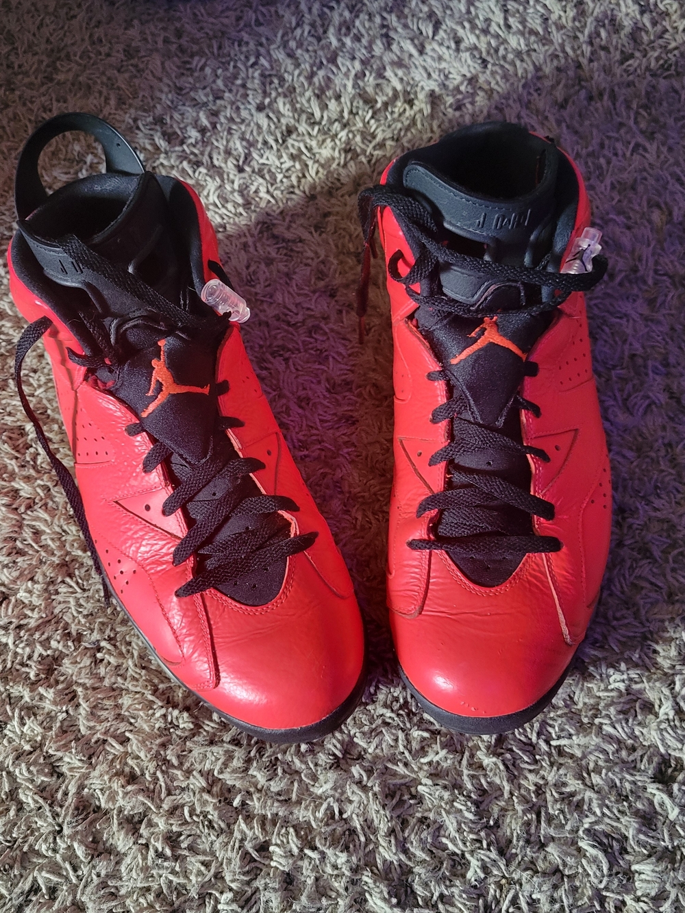 Jordan 6 Infared Red and Black Sizex14